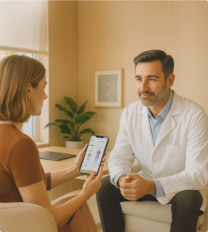 Medical professional offering quality care